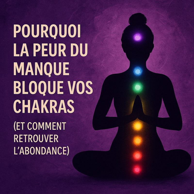 Pourquoi la peur du manque bloque vos chakras (et comment retrouver l’abondance)