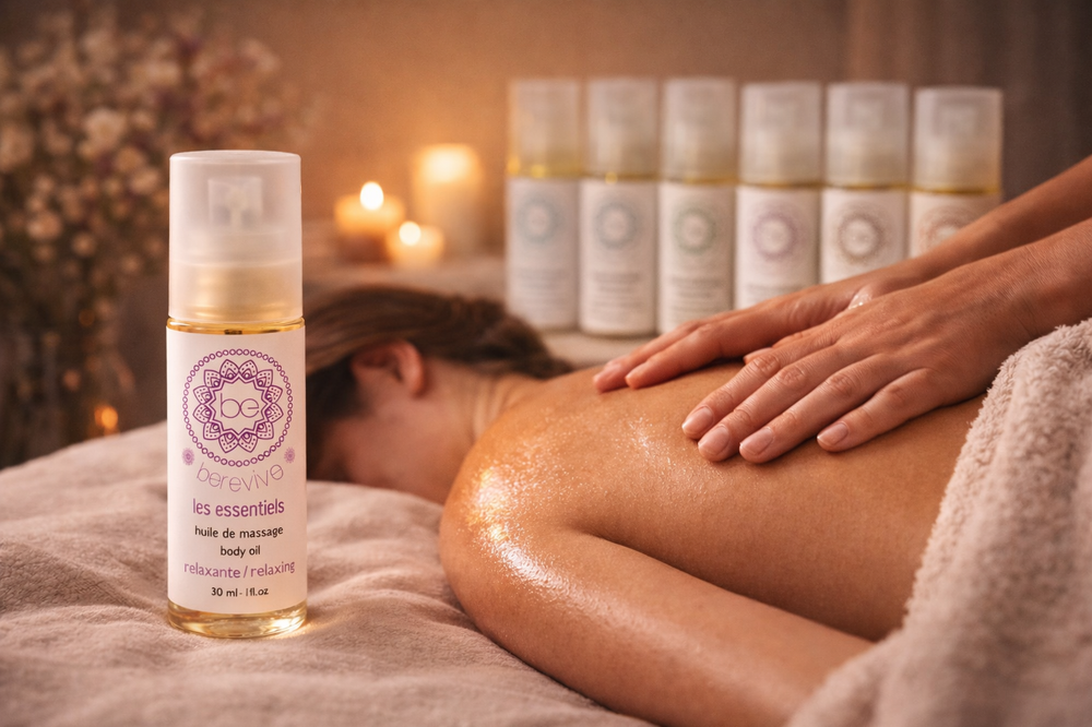 Comment bien choisir son huile de massage : Le guide complet Berevive