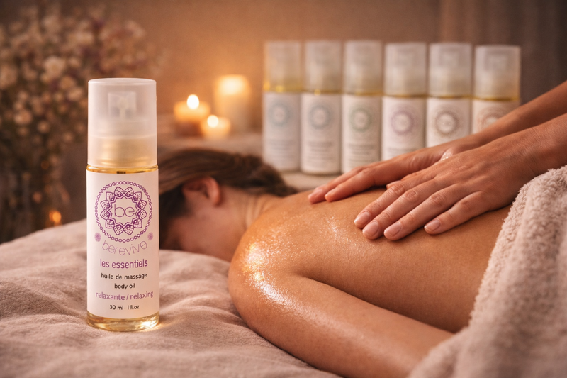Comment bien choisir son huile de massage : Le guide complet Berevive